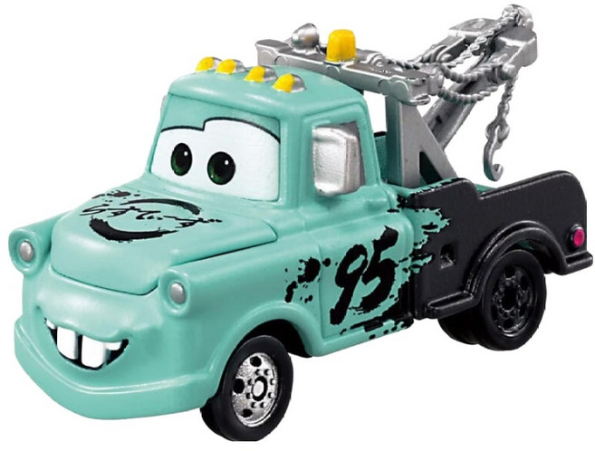 TOMICA CARS 脫線 2024 閃電麥坤日特別款小汽車, 青天藍色, 1個