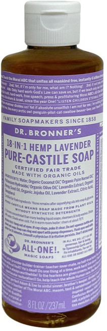 Dr.Bronner's 布朗博士 台灣公司貨 潔膚露 薰衣草, 1個, 237ml