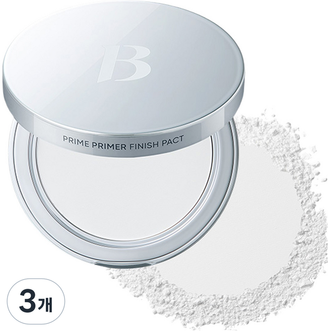 BANILA CO 芭妮蘭 Prime Primer 定妝蜜粉餅 6.5g, 3個, 純淨透明