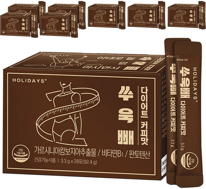 HOLIDAYS 體態輕盈沖泡飲 咖啡風味 28入, 92.4g, 8盒