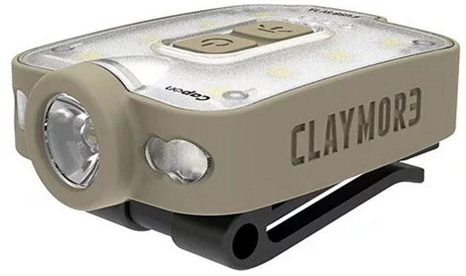 Claymore 40B 迷你夾帽燈 CLP-200TN 54.2 x 37 x 24mm 29g, 沙色, 1個