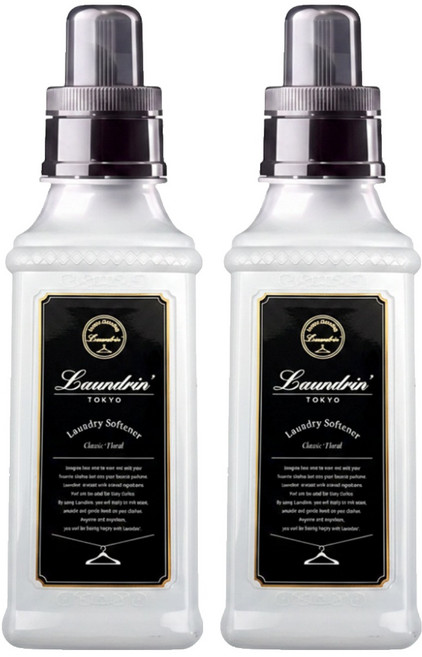 Laundrin' 朗德林 香水柔軟精, 經典花香, 600ml, 2瓶