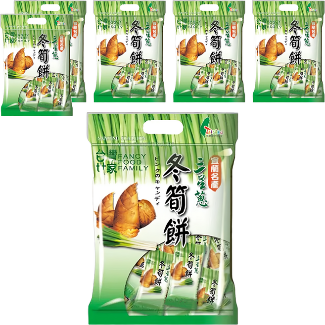 台灣世家 三星蔥冬筍餅, 300g, 6袋
