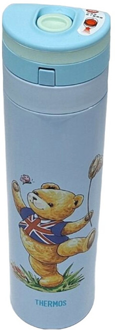 THERMOS 膳魔師 保溫瓶 JNS-450CTB, 1個, 450ml, 藍色BL