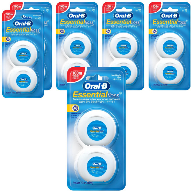 Oral-B 歐樂B 含蠟牙線, 50m, 2入, 6個