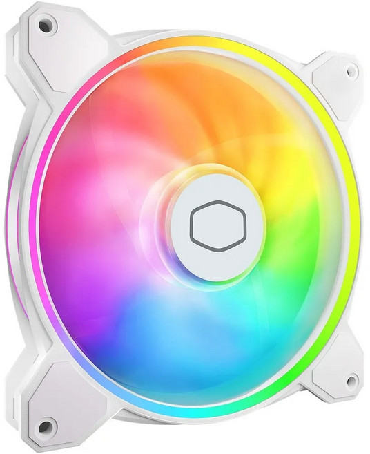 COOLER MASTER 酷碼 MasterFan, MF140 HALO2, 白色, 1個