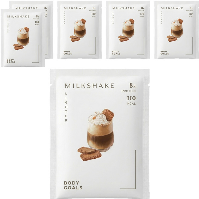 BODY GOALS 白奶昔 紅茶拿鐵, 30g, 6包