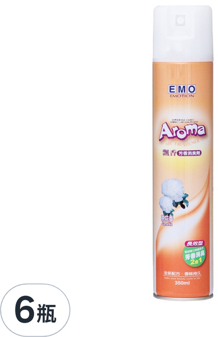 EMO 783 飄香消臭劑 茶花, 350ml, 6瓶