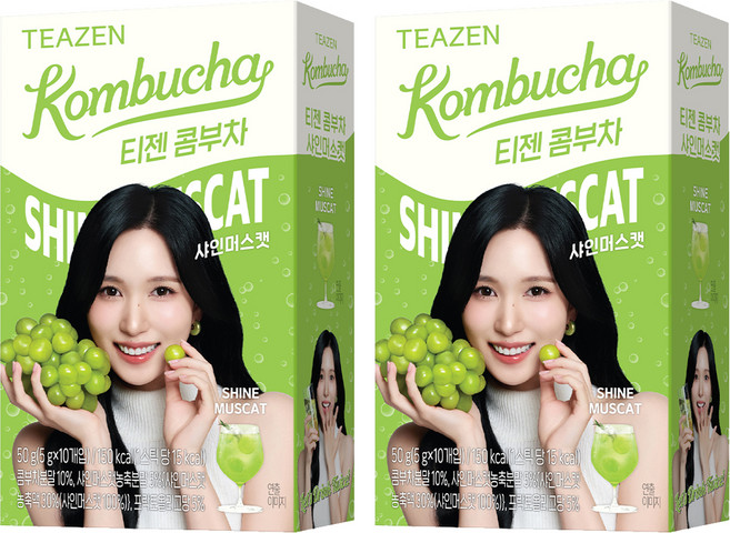 TEAZEN 茶禪 康普茶麝香葡萄 Twice版, 5g, 2套, 10個裝