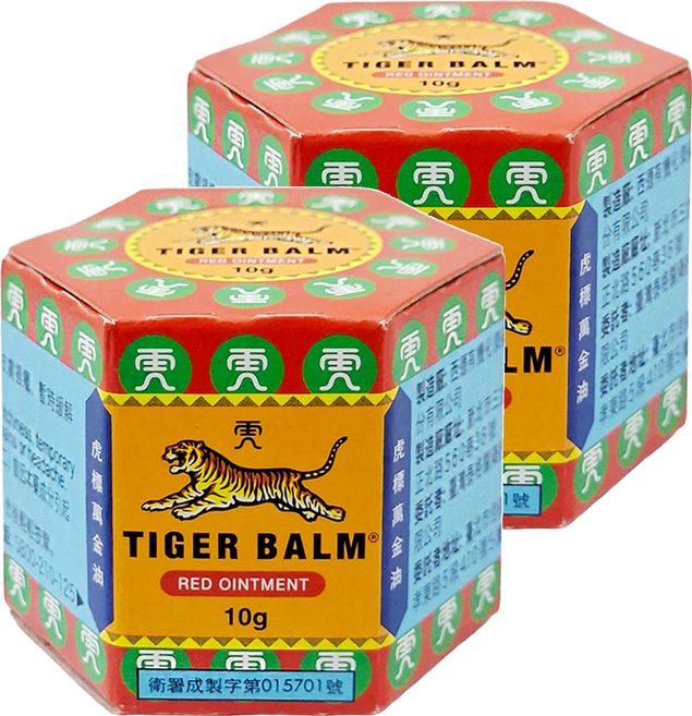 TIGER BALM 虎標 萬金油 紅, 1入, 2罐