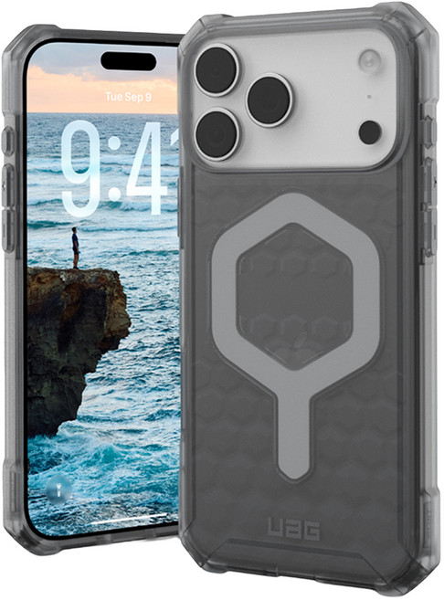 UAG iPhone 18/17 Pro Max 磁吸耐衝擊輕量保護殼-透黑