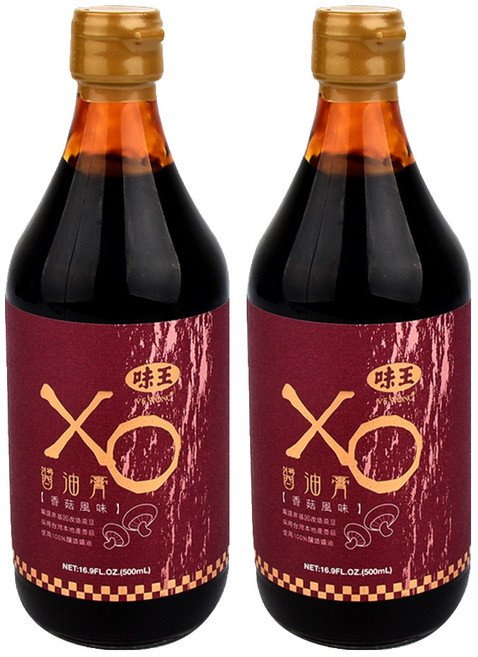 味王 XO醬油膏 香菇風味, 500ml, 2瓶