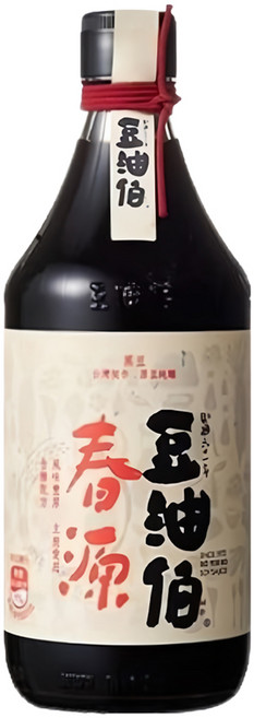 豆油伯 春源釀造醬油, 500ml, 1瓶