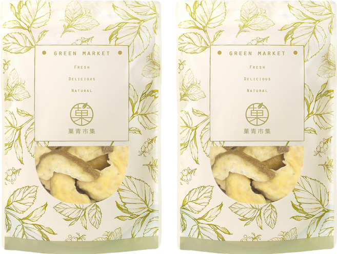 GreenMarket 菓青市集 台灣燕巢芭樂乾 減糖, 230g, 2包