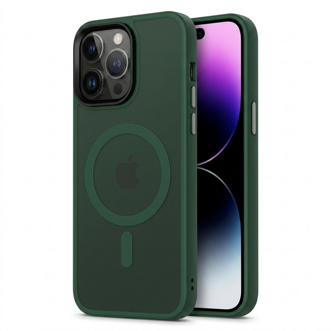 無品牌 手機 磨砂 保護殼 iPhone 14 Pro Max MagSafe 馬卡龍 TPU、PC