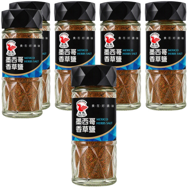 飛馬 墨西哥香草鹽, 50g, 6瓶