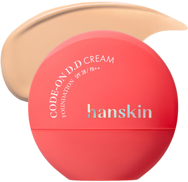 Hanskin CODEON DD 奶油粉底液 35ml, 23N 自然米色, 1個