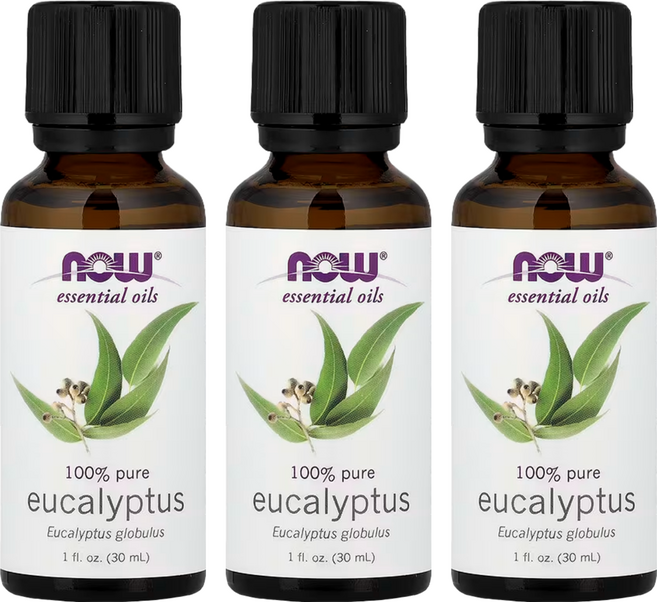NOW Foods 純尤加利精油, 藍膠尤加利, 30ml, 3瓶