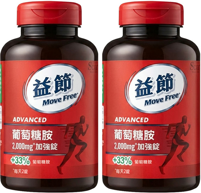 Move Free 益節 葡萄糖胺錠, 2罐, 150錠