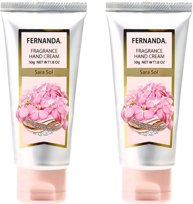 FERNANDA 香氛滋潤護手霜 青蘋紫丁花, 50g, 2條
