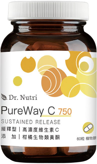 Dr. Nutri 芯漾生醫 維生素C膠囊, 60顆, 850mg, 1罐