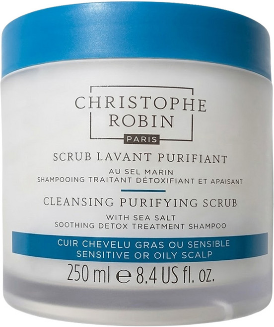 CHRISTOPHE ROBIN 海鹽舒緩頭皮潔淨霜, 1罐, 250ml