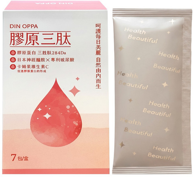 DIN OPPA 膠原三肽膠原蛋白複方, 7包, 5g, 1盒