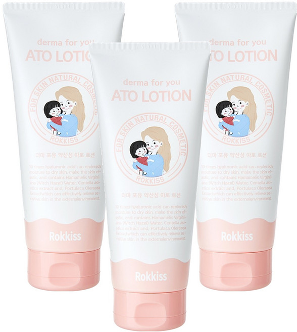 Rokkiss 弱酸性ATO乳液, 3個, 200ml