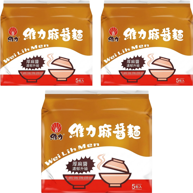 維力 麻醬麵 85g, 15包