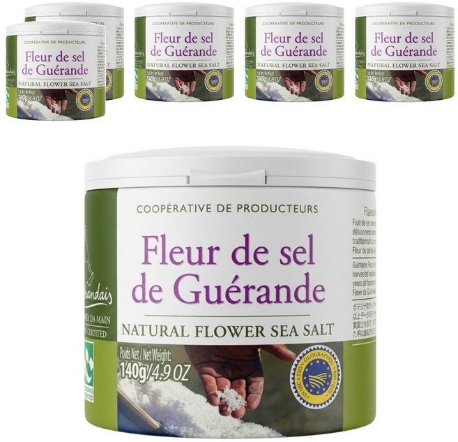 Le Paludier de Guerande 葛宏德 法國頂級海鹽, 140g, 6罐