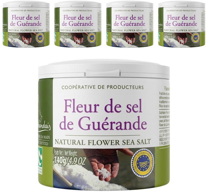 Le Paludier de Guerande 葛宏德 法國頂級海鹽, 140g, 5罐