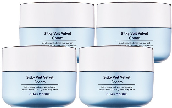 CHARMZONE 絲滑面紗絲絨霜, 50ml, 4罐