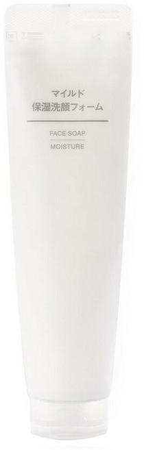 MUJI 無印良品 溫和保濕洗面乳, 100g, 1條