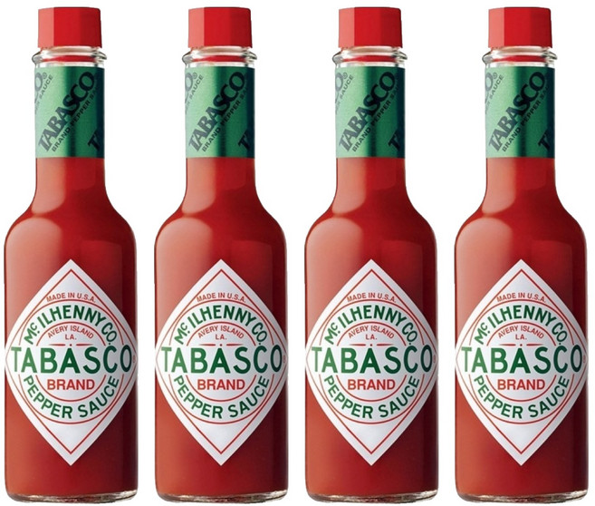 TABASCO 紅椒汁, 350ml, 4瓶