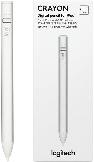 logitech 羅技 iPad Crayon 數位筆 Silver Type C 公司貨 1支