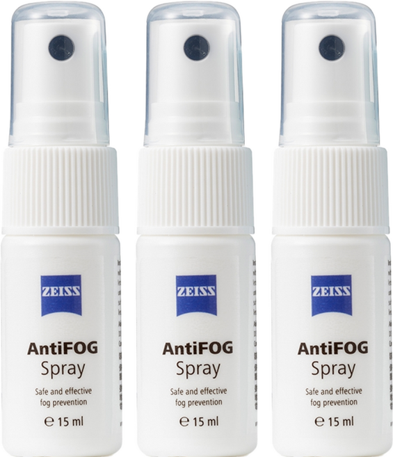 ZEISS 蔡司 AntiFOG 長效防霧噴霧, 15ml, 3個