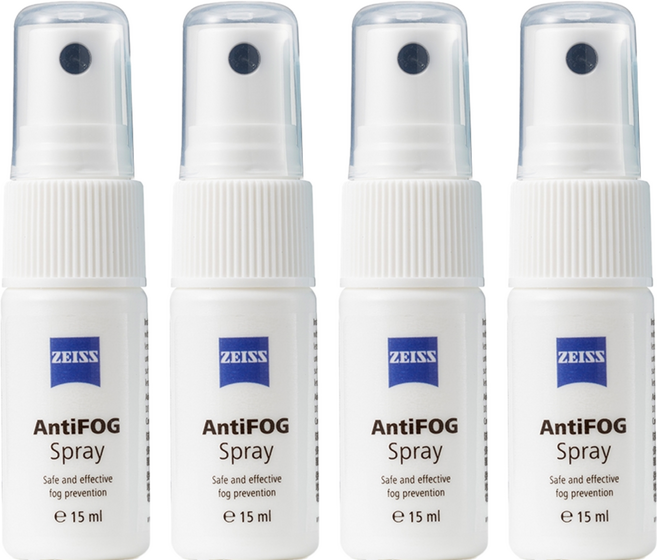 ZEISS 蔡司 AntiFOG 長效防霧噴霧, 15ml, 4個