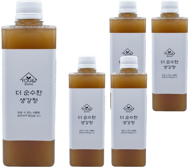 更純粹的生薑濃縮液, 580g, 5個