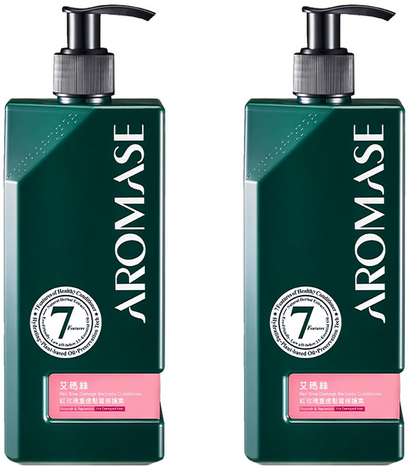AROMASE 艾瑪絲 紅玫瑰重建髮質修護素, 400ml, 2件