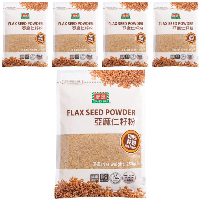 薌匯 亞麻仁籽粉, 250g, 5包