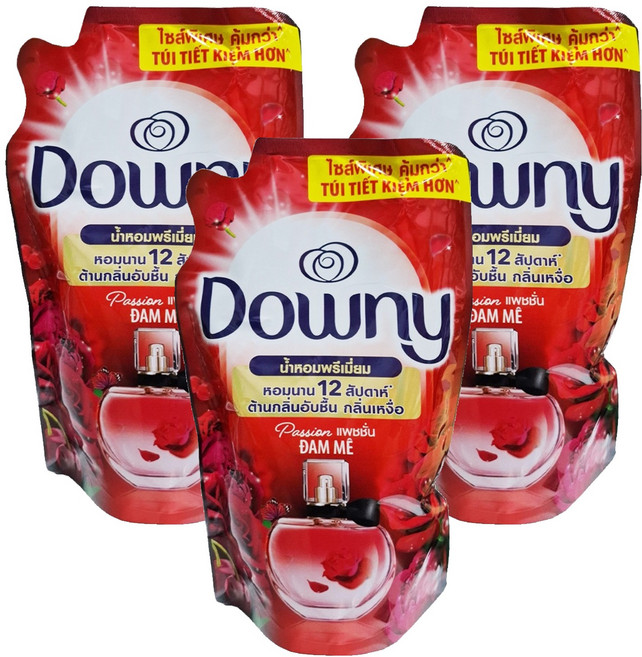 Downy 柔軟精 補充包 紅色, 750ml, 3包