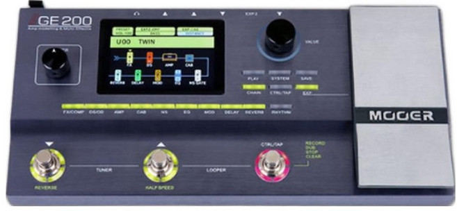 MOOER Audio 音箱模擬效果器 GE200, 1台