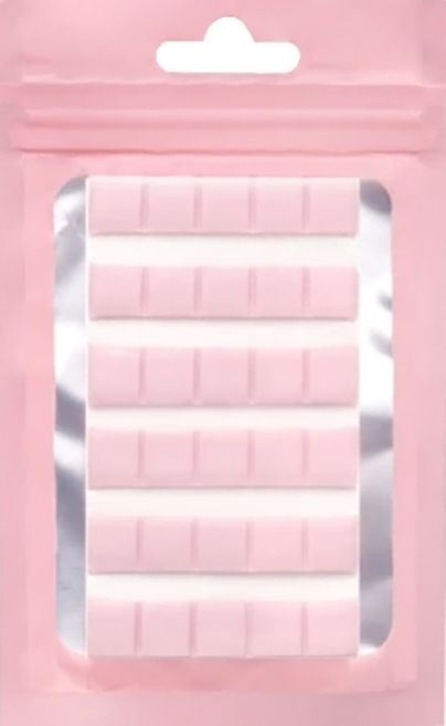 萬用黏土膠 Y085 6個, 粉色, 1組