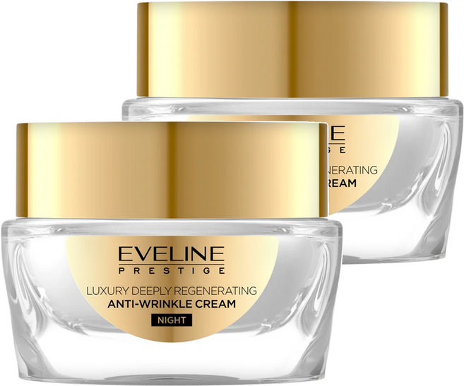 EVELINE 24K蝸牛魚子醬晚霜, 50ml, 2罐