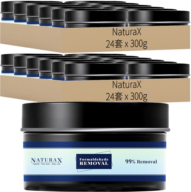 NATURAX 淨立方 自然植萃除甲醛消臭凝膠3件組, 300g, 48套