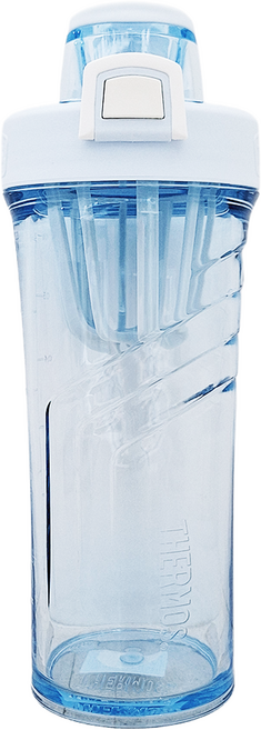 THERMOS 膳魔師 Tritan系列時尚彈力搖搖杯TP4086N SLB, 湖水藍, 710ml, 1個