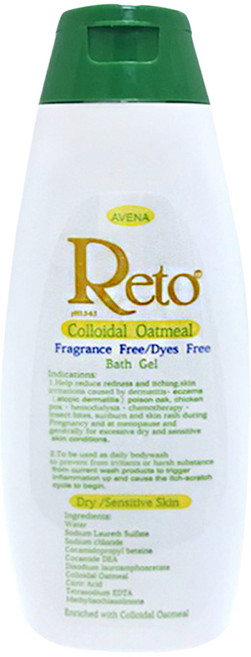 Reto 綠原型燕麥膠體浴液 無色素香精, 1瓶, 500ml