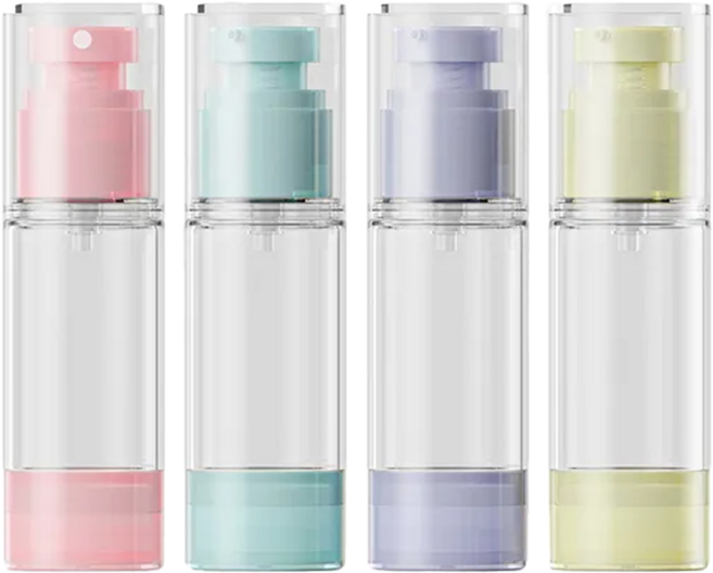YUEMEI MOMENT 悦美時刻 真空分裝瓶組 30ml 4個, 1組, 彩色