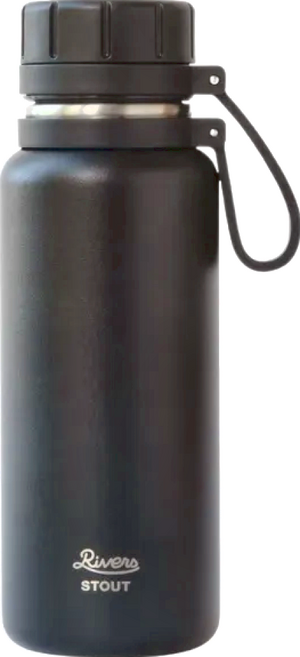 Rivers Vacumm Flask Stout VACUUM FLASK STOUT2-500 輕量 真空保溫瓶 500ml 黑色 74 x 10 x 26.5cm 264g 1個