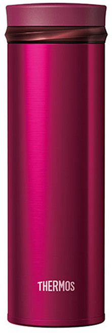 THERMOS 膳魔師 不鏽鋼真空保溫杯 350ml 304不鏽鋼材質 超輕量 專利上蓋, 酒紅色, 1個